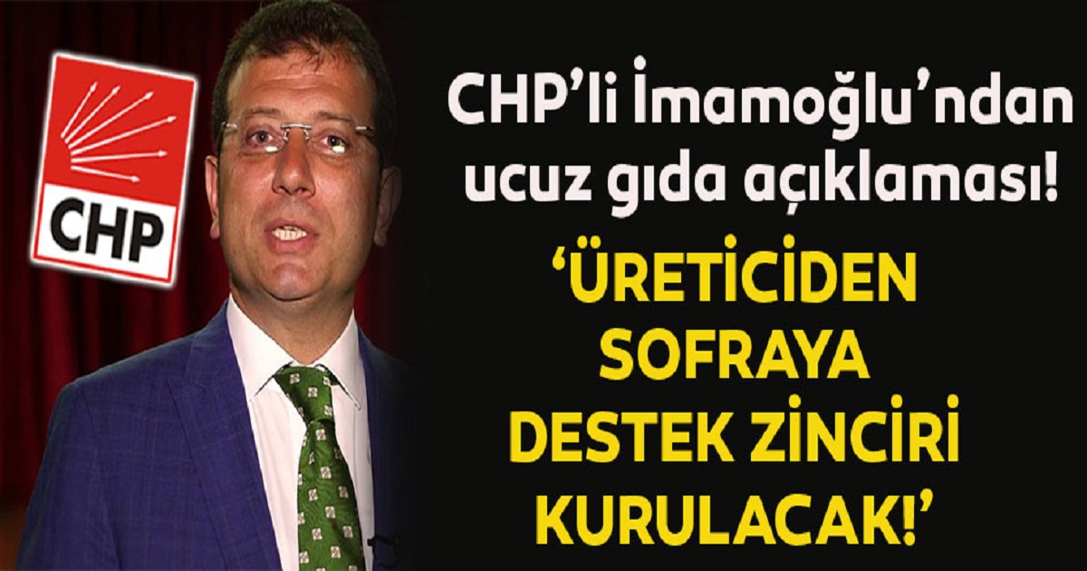 İMAMOĞLU "CHP