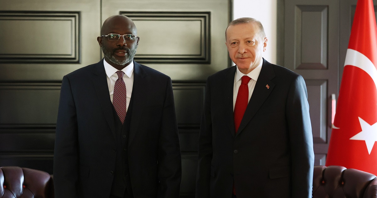 CUMHURBAŞKANI ERDOĞAN, LİBERYA CUMHURBAŞKANI WEAH İLE TELEFONDA GÖRÜŞTÜ