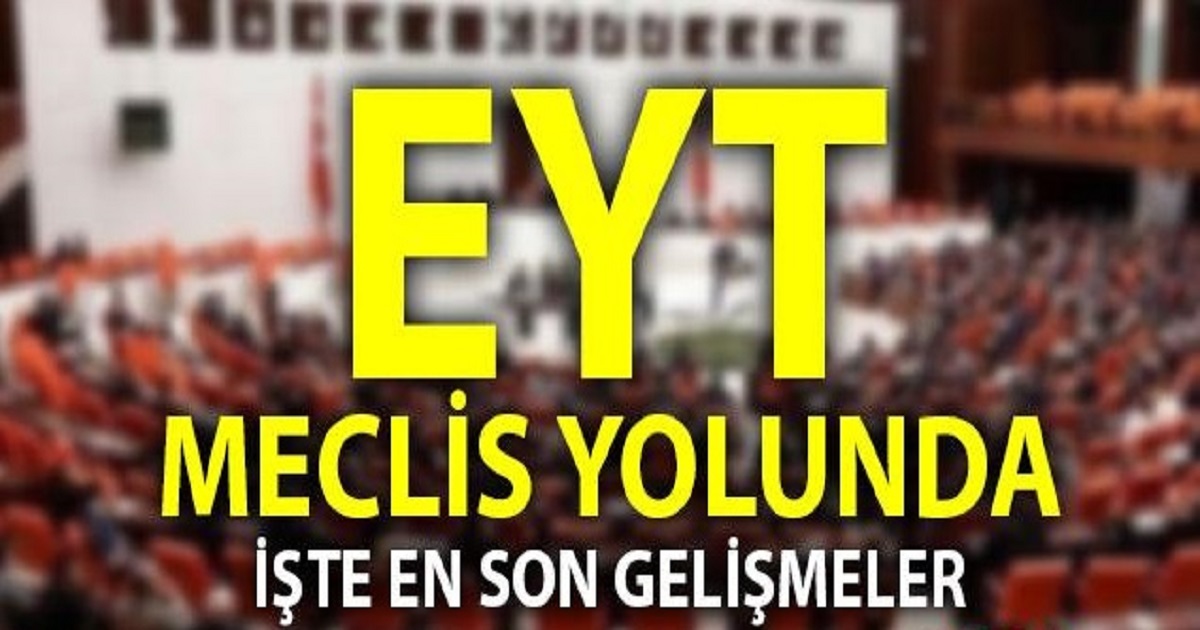 EYT İÇİN DÜŞÜNÜLEN FORMÜL