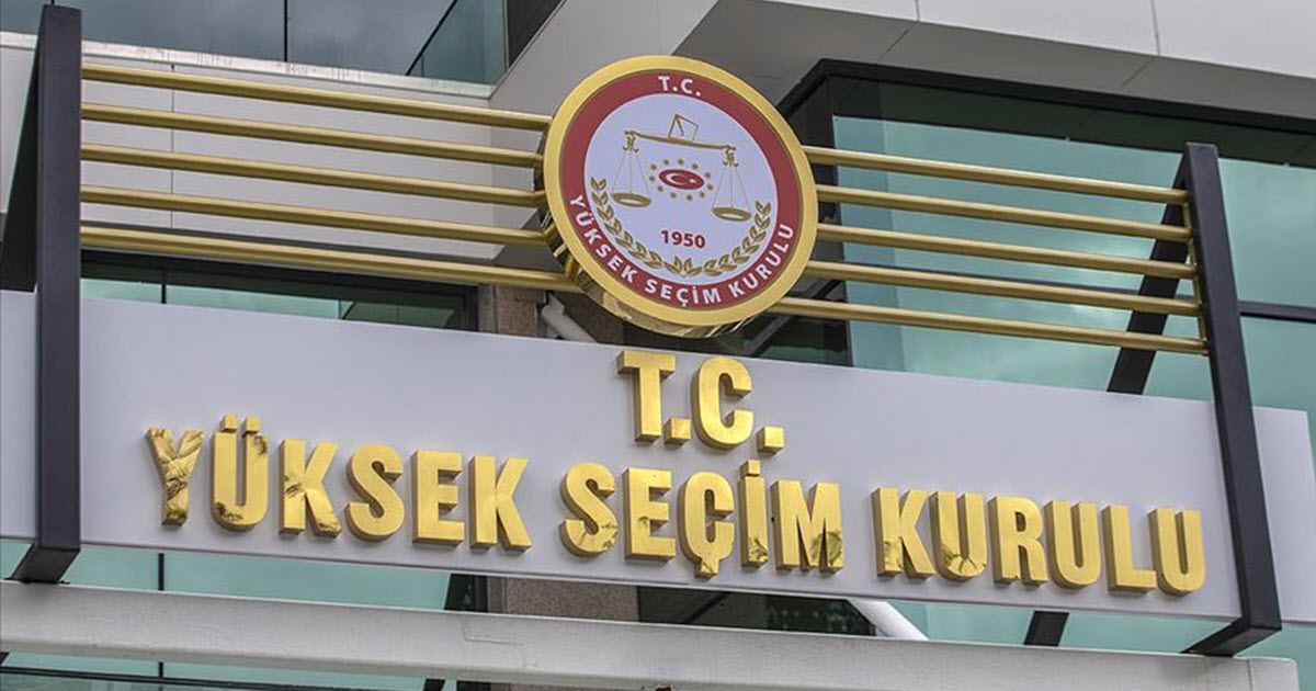YSK SEÇİMLERE GİRME YETERLİLİĞİNE SAHİP PARTİLERİ AÇIKLADI