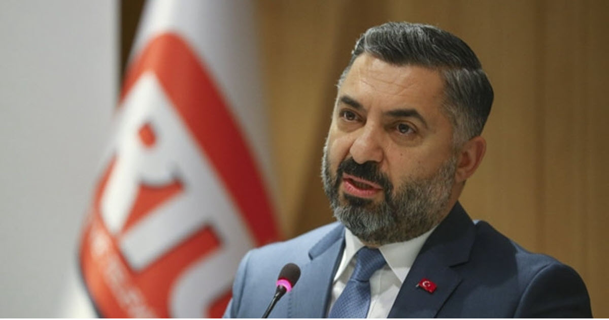 RTÜK BAŞKANI EBUBEKİR ŞAHİN