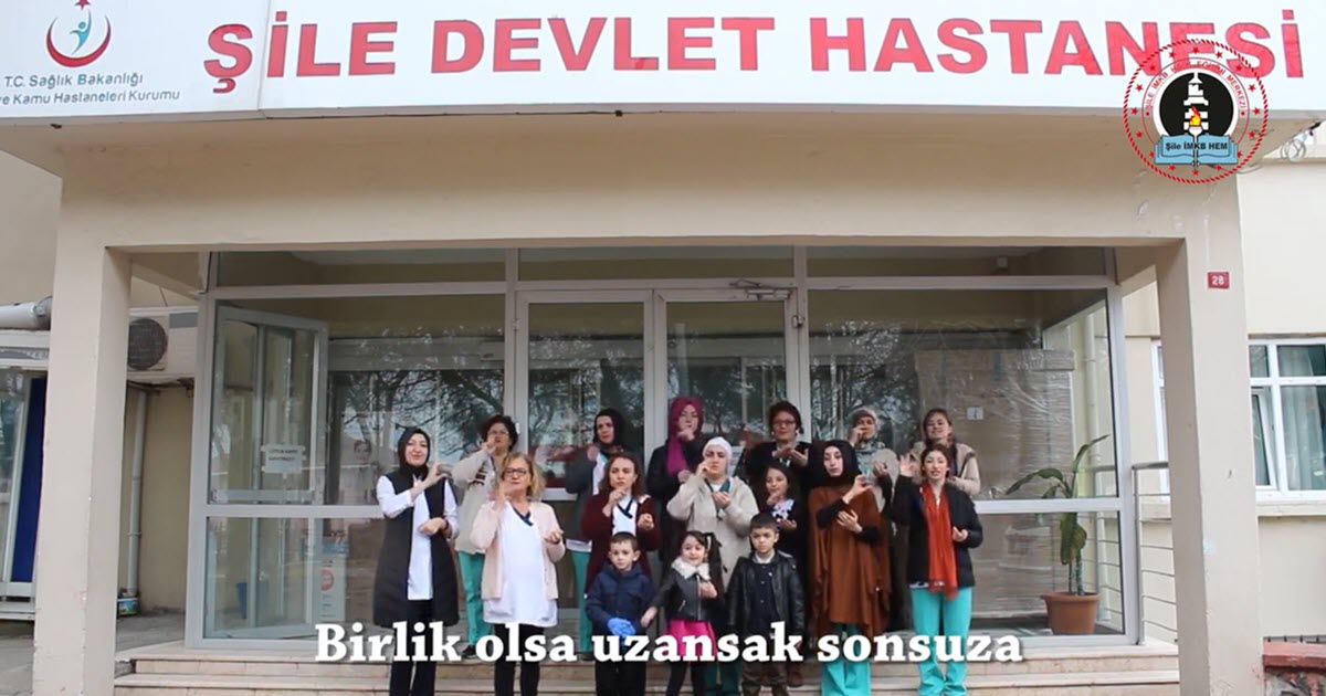 ŞİLE DEVLET HASTANESİ PERSONELİ’NDEN ÖNEMLİ SOSYAL MESAJ