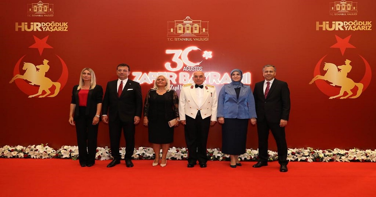 İSTANBUL VALİLİĞİNDEN ZAFER BAYRAMI RESEPSİYONU