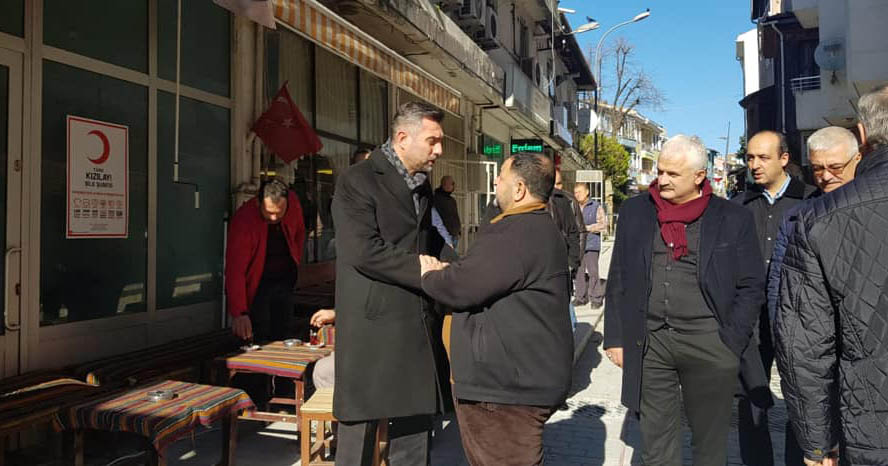 AK PARTİ ŞİLE BELEDİYE BAŞKAN ADAYI İLHAN OCAKLI İLÇE ESNAFLARINI ZİYARET ETTİ.