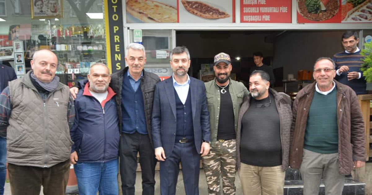 AK PARTİ ŞİLE BELEDİYE BAŞKAN ADAYI İLHAN OCAKLI CUMHURİYET CADDESİ ESNAFINI ZİYARET ETTİ