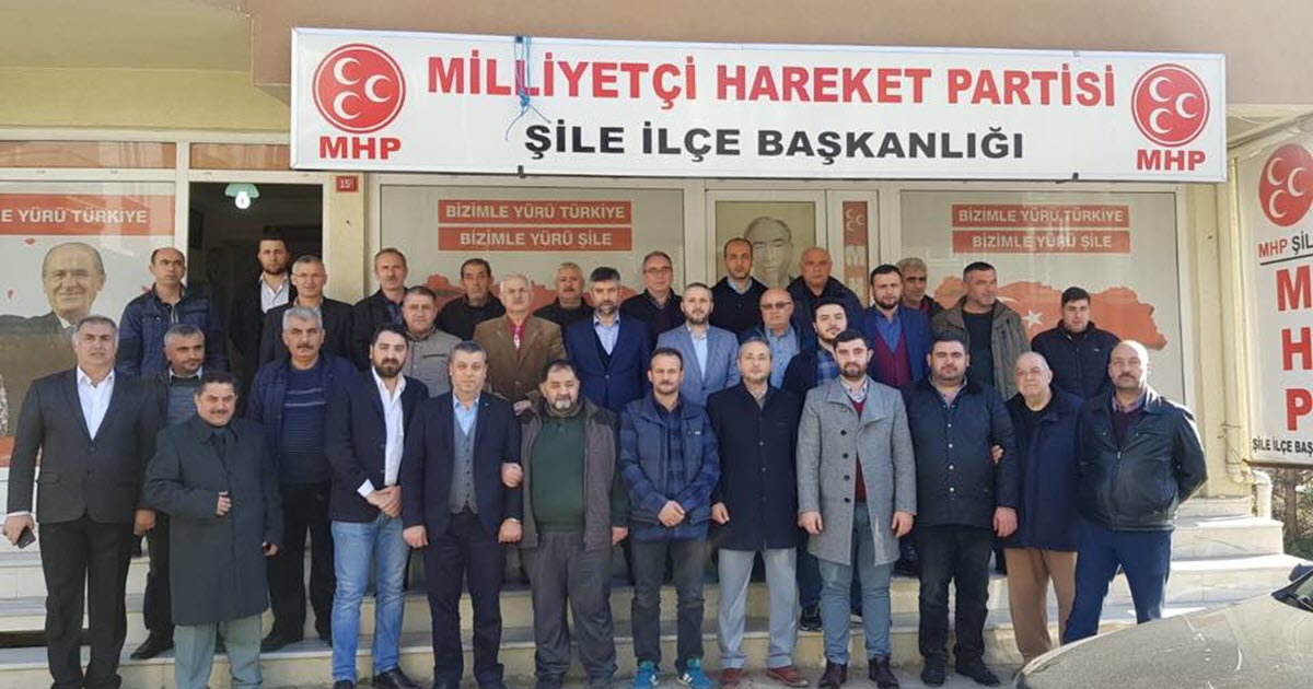 ŞİLE AK PARTİ’DEN ŞİLE MHP İLÇE BAŞKANLIĞI’NA ZİYARET 