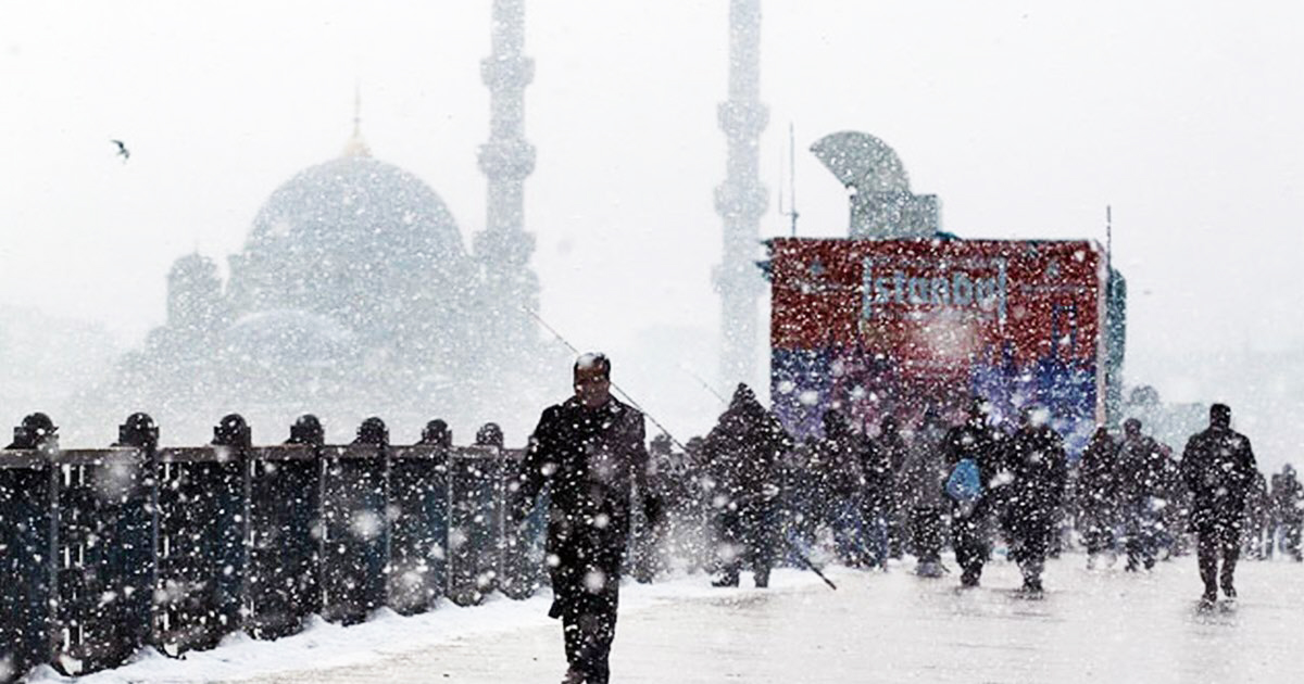 SON DAKİKA: METEOROLOJİ'DEN İSTANBUL'A KAR UYARISI