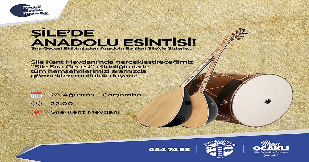 ŞİLE'DE ANADOLU ESİNTİSİ