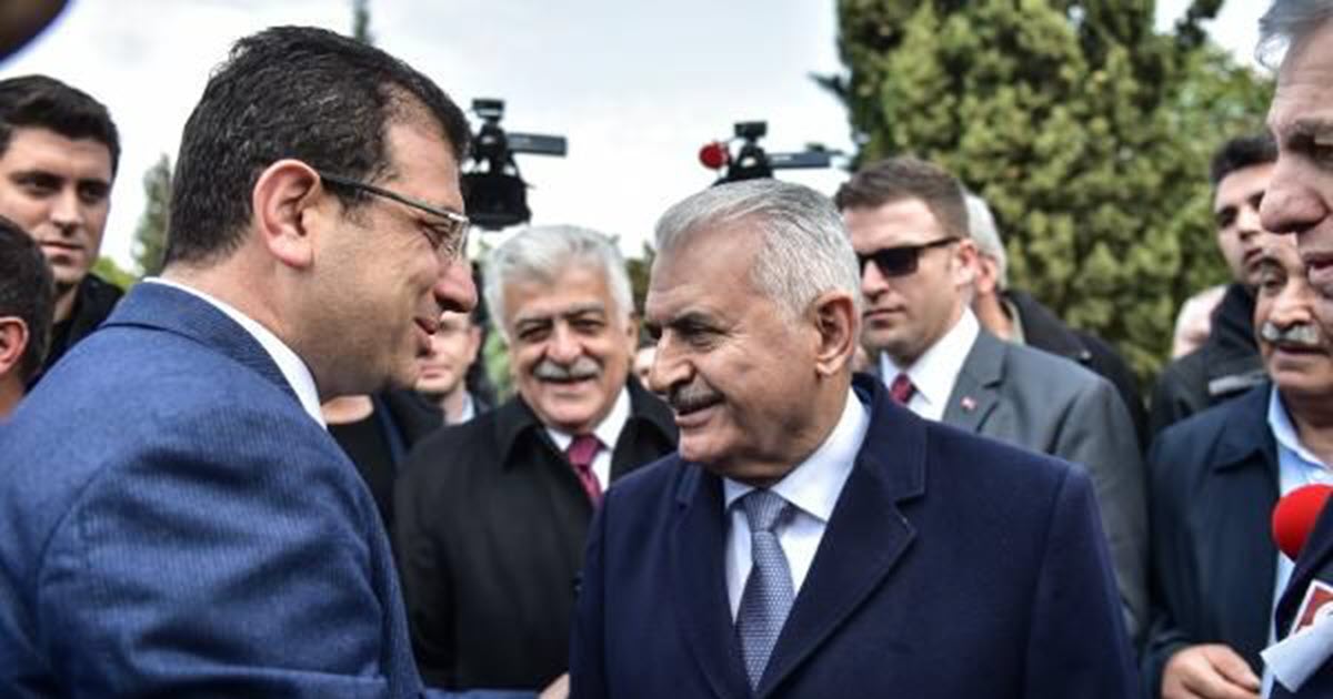 EKREM İMAMOĞLU VE BİNALİ YILDIRIM BİR ARADA