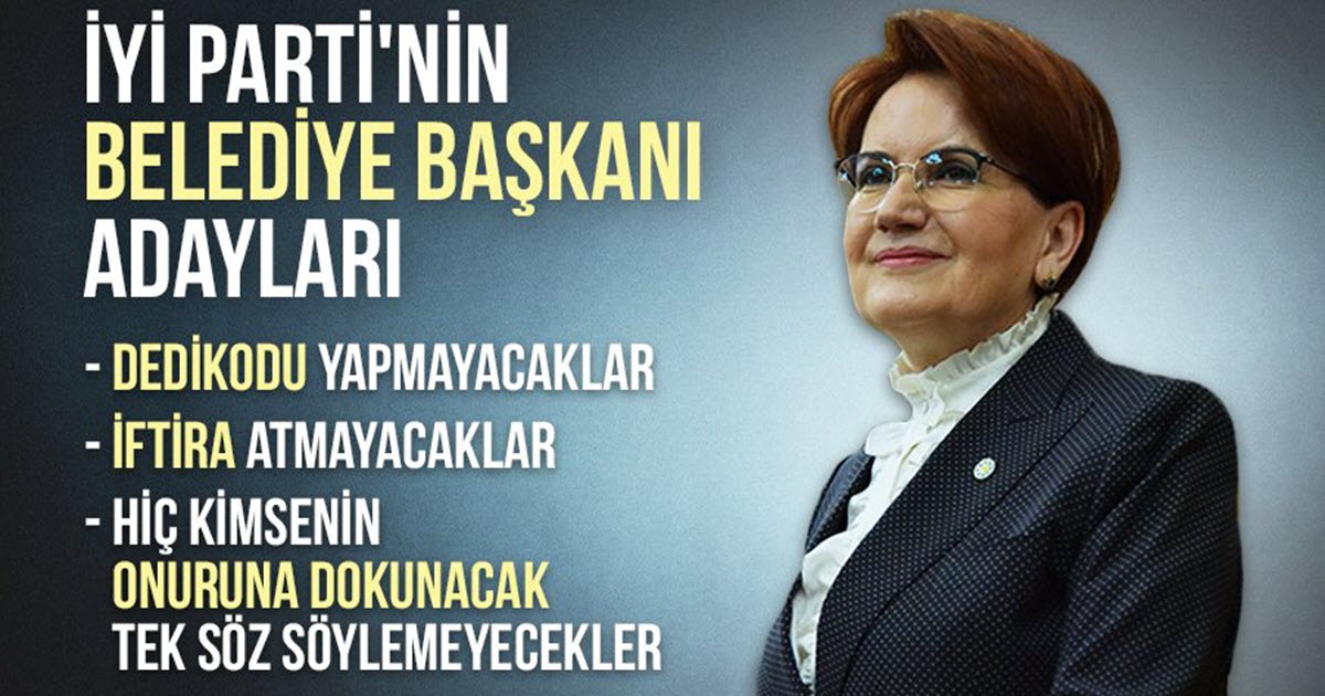 İYİ PARTİ LİDERİ MERAL AKŞENER