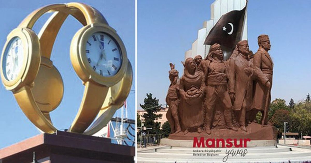 KOL SAATİ GİTTİ ATATÜRK GELİYOR