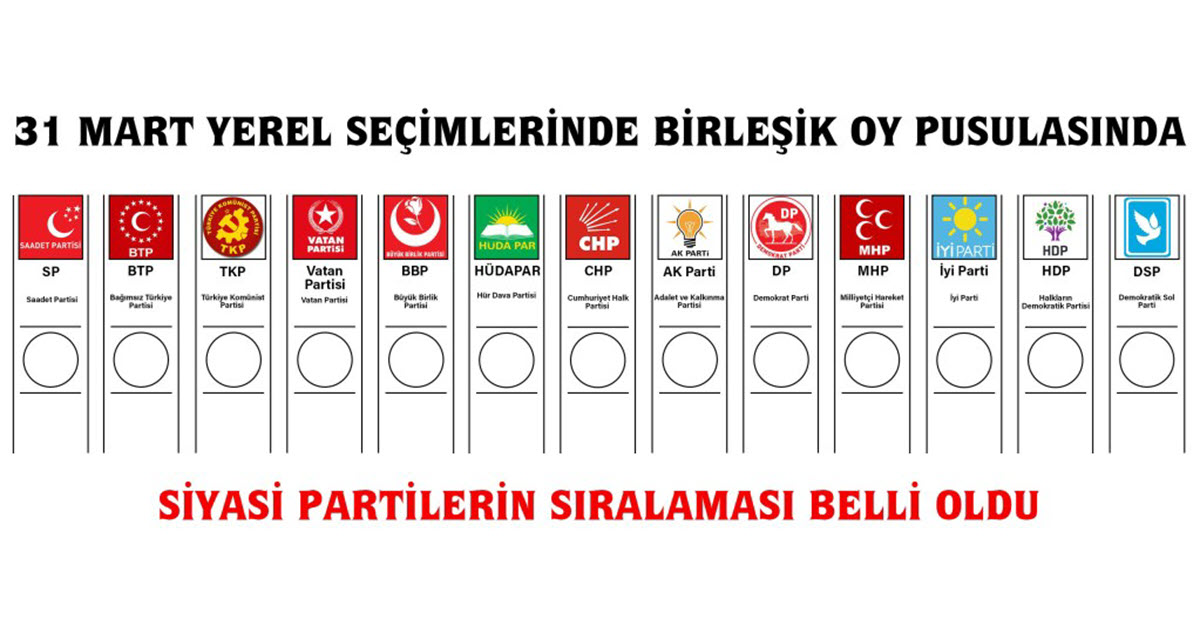 İŞTE 31 MART