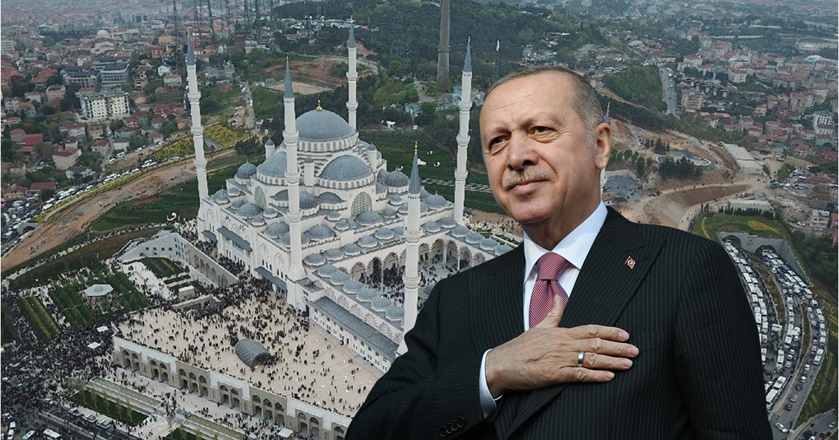 CUMHURBAŞKANI RECEP TAYYİP ERDOĞAN EŞLİĞİNDE ÇAMLICA CAMİİ AÇILDI