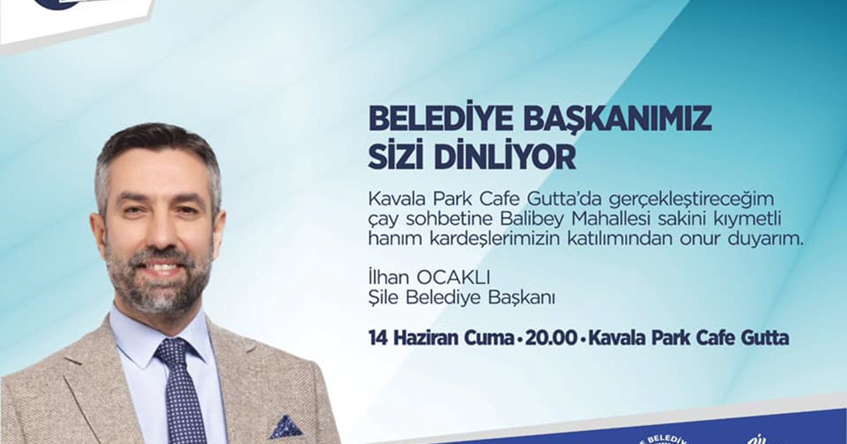 BELEDİYE BAŞKANIMIZ SİZİ DİNLİYOR!