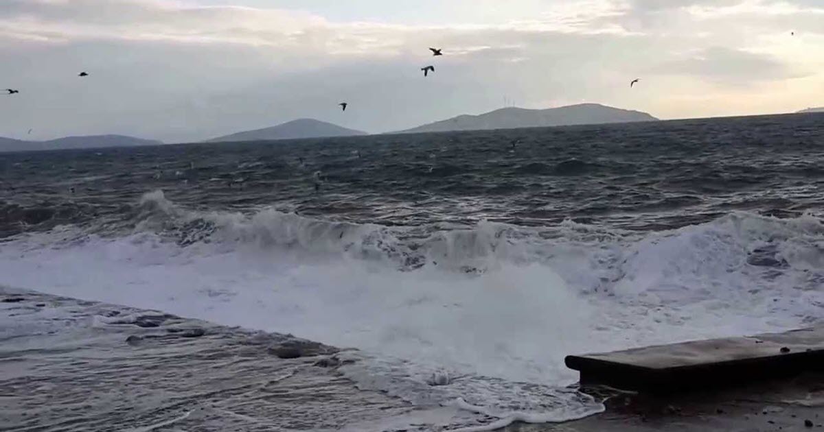 İSTANBUL'DA  YAĞIŞ VE FIRTINA YÜZÜNDEN BAZI İDO VE BUDO SEFERLERİ İPTAL EDİLDİ