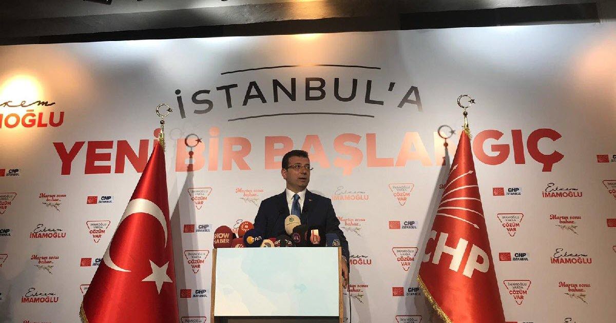 EKREM İMAMOĞLU SEÇİM KAMPANYASINI AÇIKLIYOR