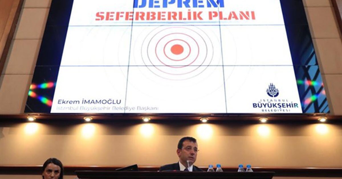 İMAMOĞLU DEPREM İBB