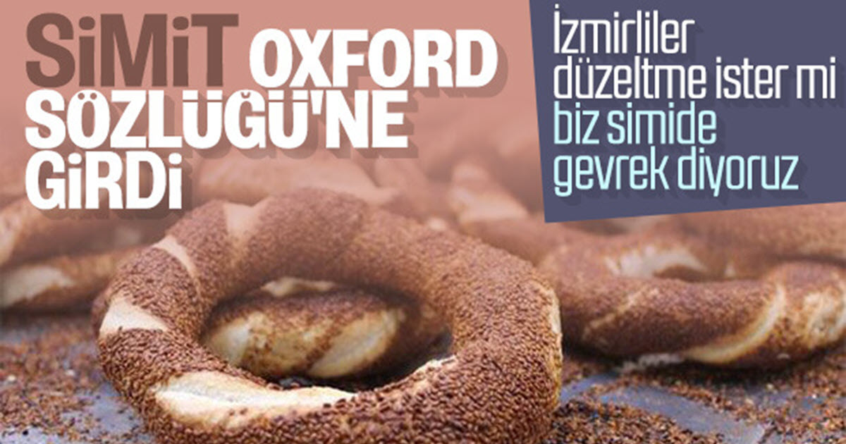 SİMİT OXFORD SÖZLÜĞÜ