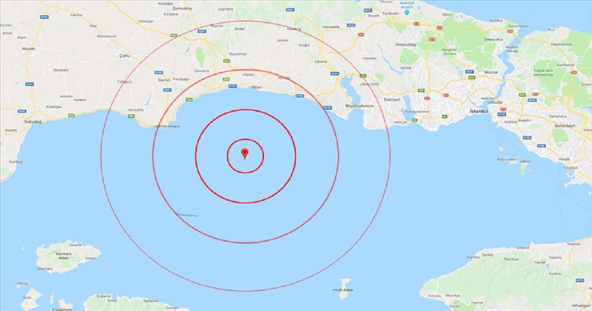 MARMARA AÇIKLARINDA 4.6 BÜYÜKLÜĞÜNDE DEPREM