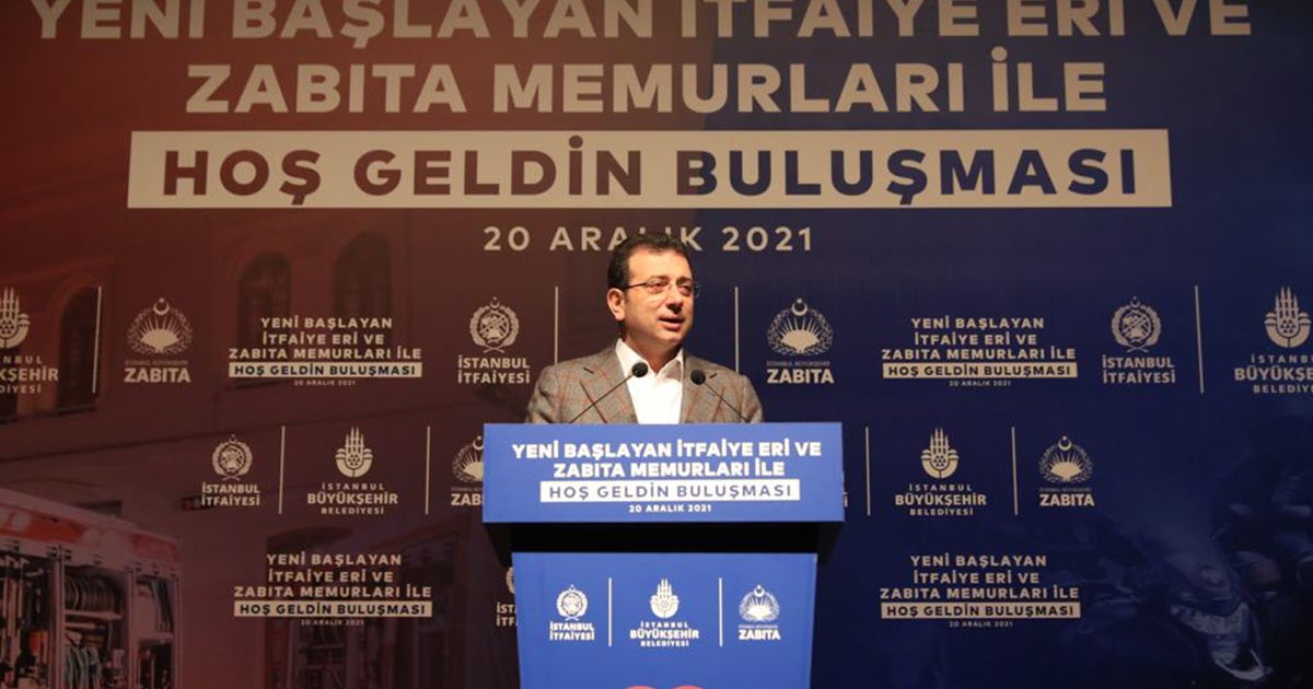 İMAMOĞLU YENİ ÇALIŞMA ARKADAŞLARINA SESLENDİ