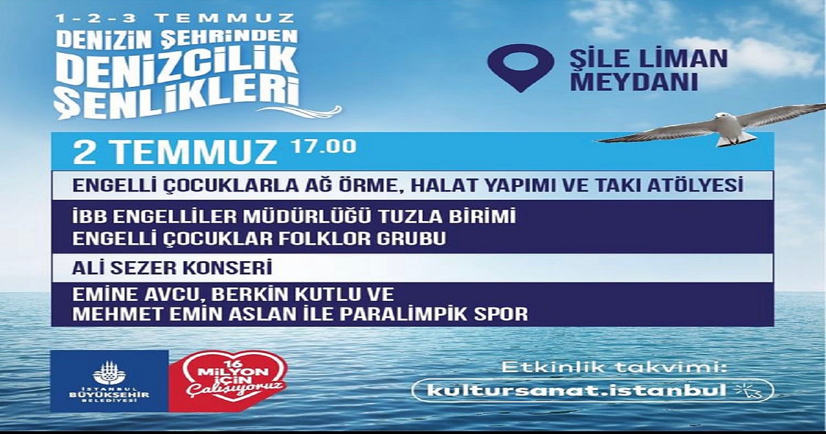 DENİZİN ŞEHRİNDE DENİZCİLİK ŞENLİKLERİ 