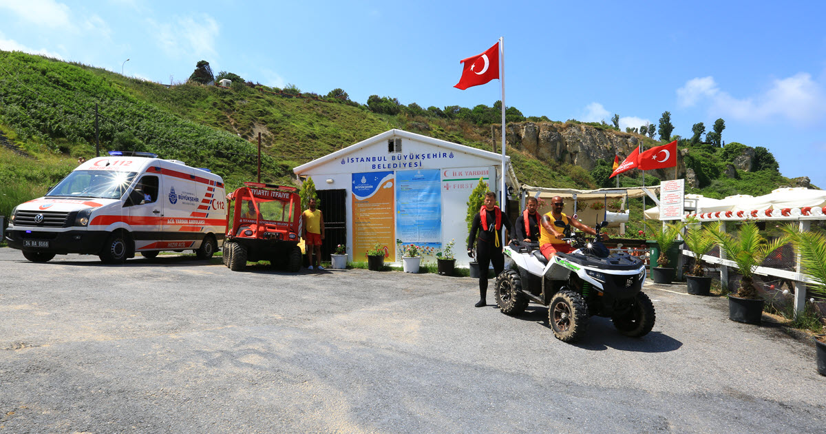 İBB 2021 PLAJ SEZONUNDA 618 CANKURTARAN İLE HİZMET VERİYOR