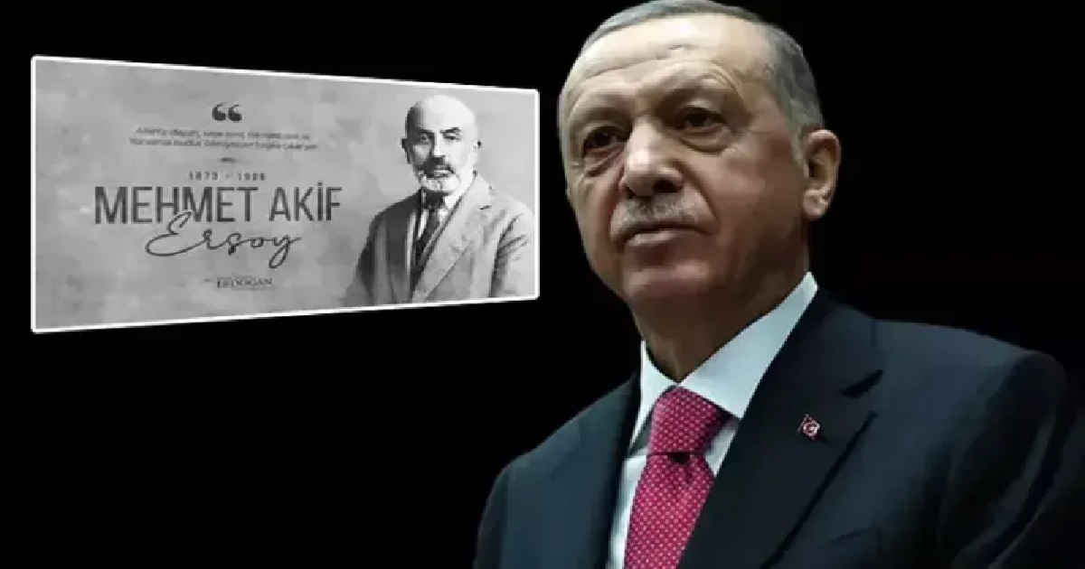 CUMHURBAŞKANI ERDOĞAN  MEHMET AKİF ERSOYU ANDI