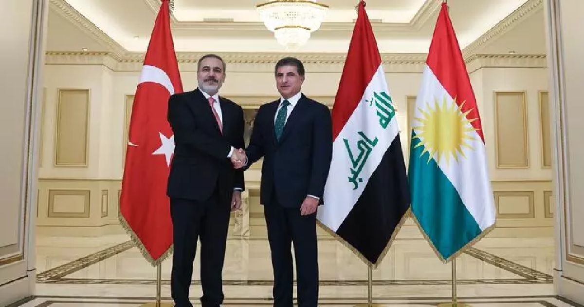 BAKAN FİDAN, IKBY BAŞKANI BARZANİ İLE GÖRÜŞTÜ