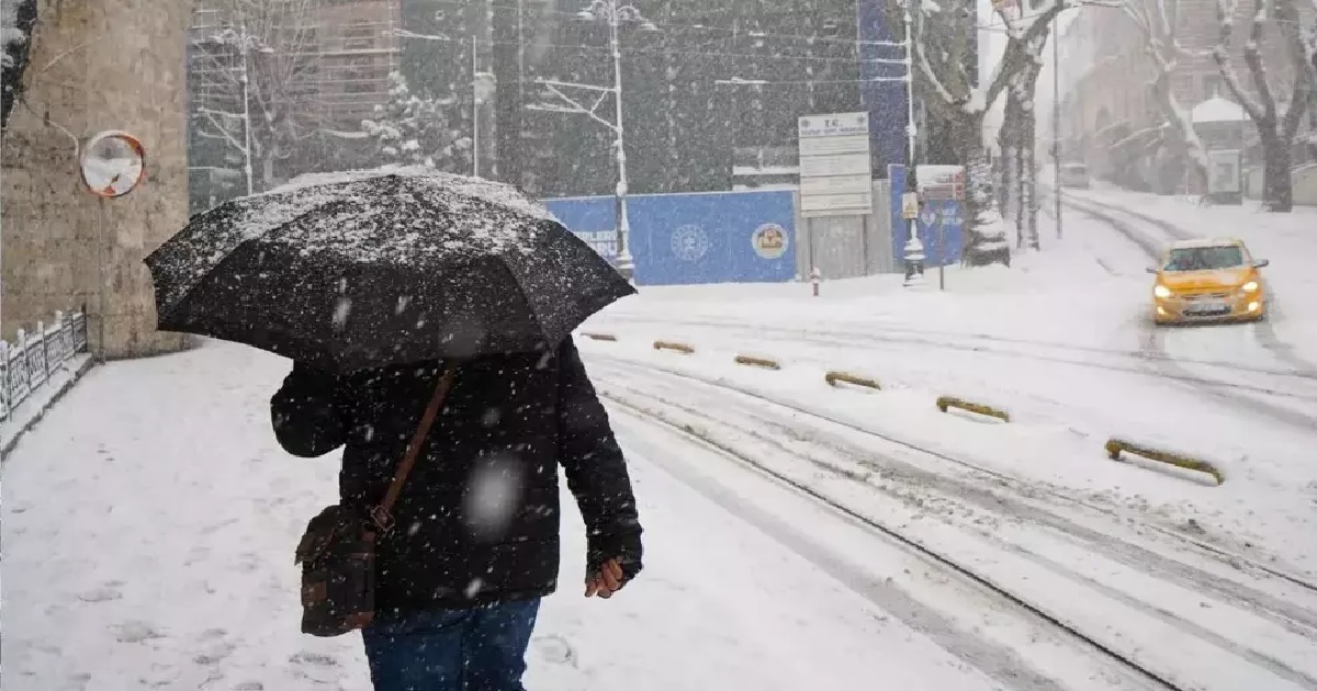 İSTANBULA KAR UYARISI