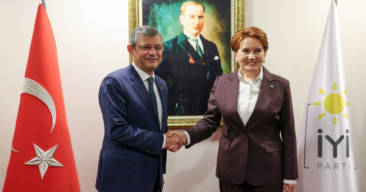 ÖZGÜR ÖZEL İLE MERAL AKŞENER GÖRÜŞÜYOR