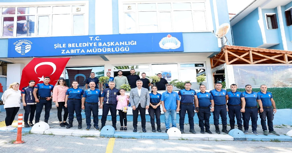 ŞİLE BELEDİYE BAŞKANI İLHAN OCAKLIDAN ZABITA MÜDÜRLÜĞÜNE ZİYARET