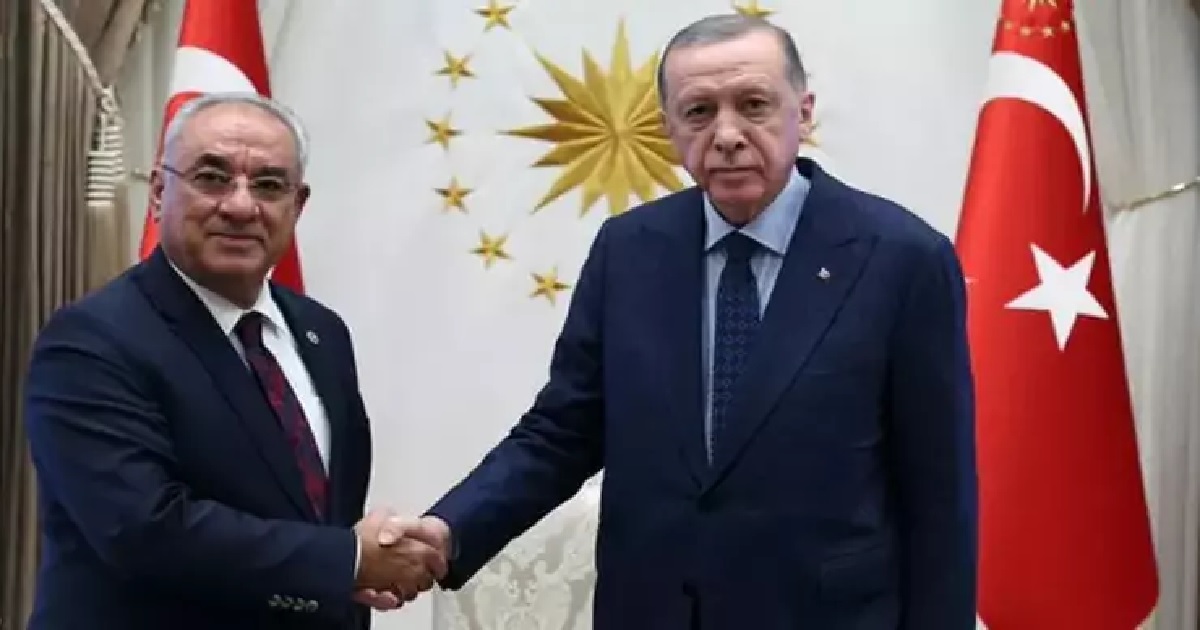 CUMHURBAŞKANI ERDOĞAN, DSP GENEL BAŞKANI AKSAKAL