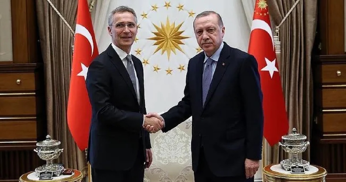 CUMHURBAŞKANI ERDOĞAN STOLTENBERG İLE GÖRÜŞTÜ