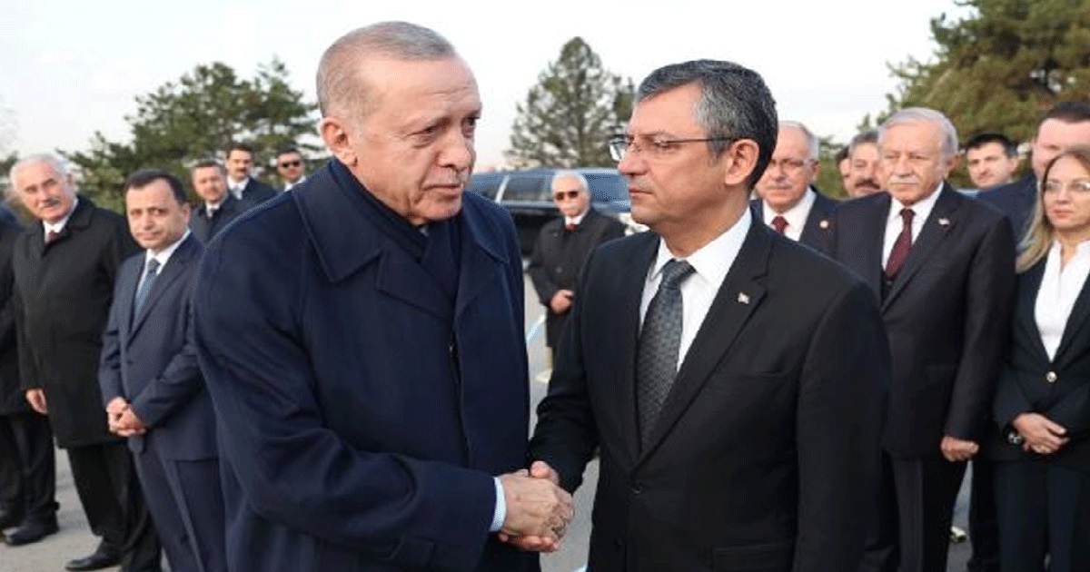 ÖZGÜR ÖZEL VE CUMHURBAŞKANI ERDOĞAN GÖRÜŞECEK