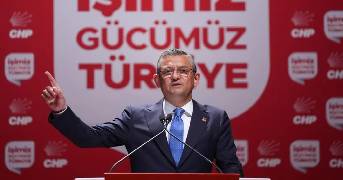 CHP LİDERİ ÖZGÜR ÖZEL