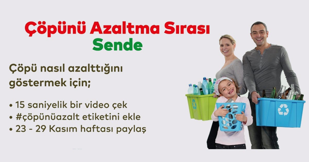 İBB ATIK AZALTIMI İÇİN KAMPANYA BAŞLATTI