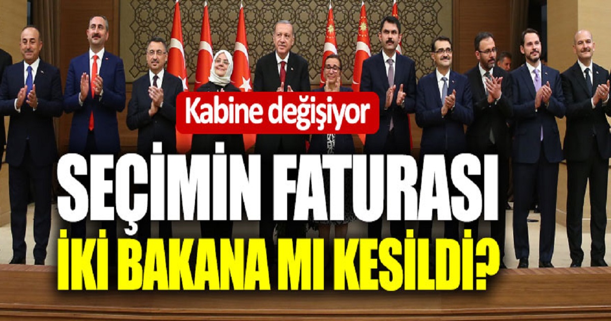 KABİNE DEĞİŞİYOR