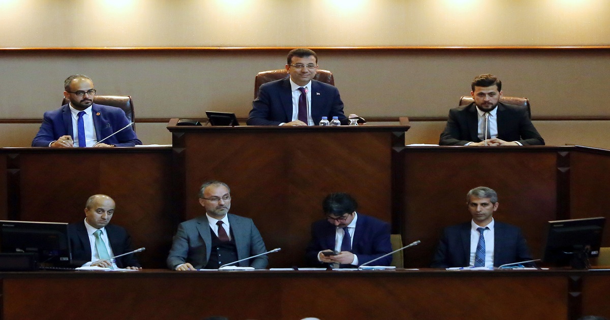 İBB MECLİSİNDE TABLO DEĞİŞTİ