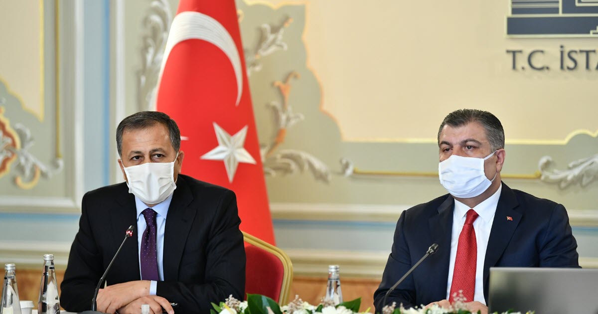 BAKAN KOCA VE VALİ YERLİKAYA DEĞERLENDİRME TOPLANTISINDA